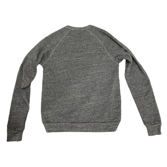 Dark grey beaded and sequin fleece crewneck - Picture 2 of 9